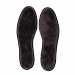 Luxury sheepskin insoles, super-soft brown sheepskin & latex grippy base for maximum comfort & stability By The Wool Company