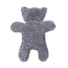 Silver grey coloured soft & cuddly sheepskin teddy bear hot water bottle cover. naturally warming, comforting & insulating,